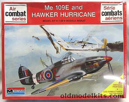 Monogram 1/48 Me-109E and Hawker Hurricane, 6082 plastic model kit